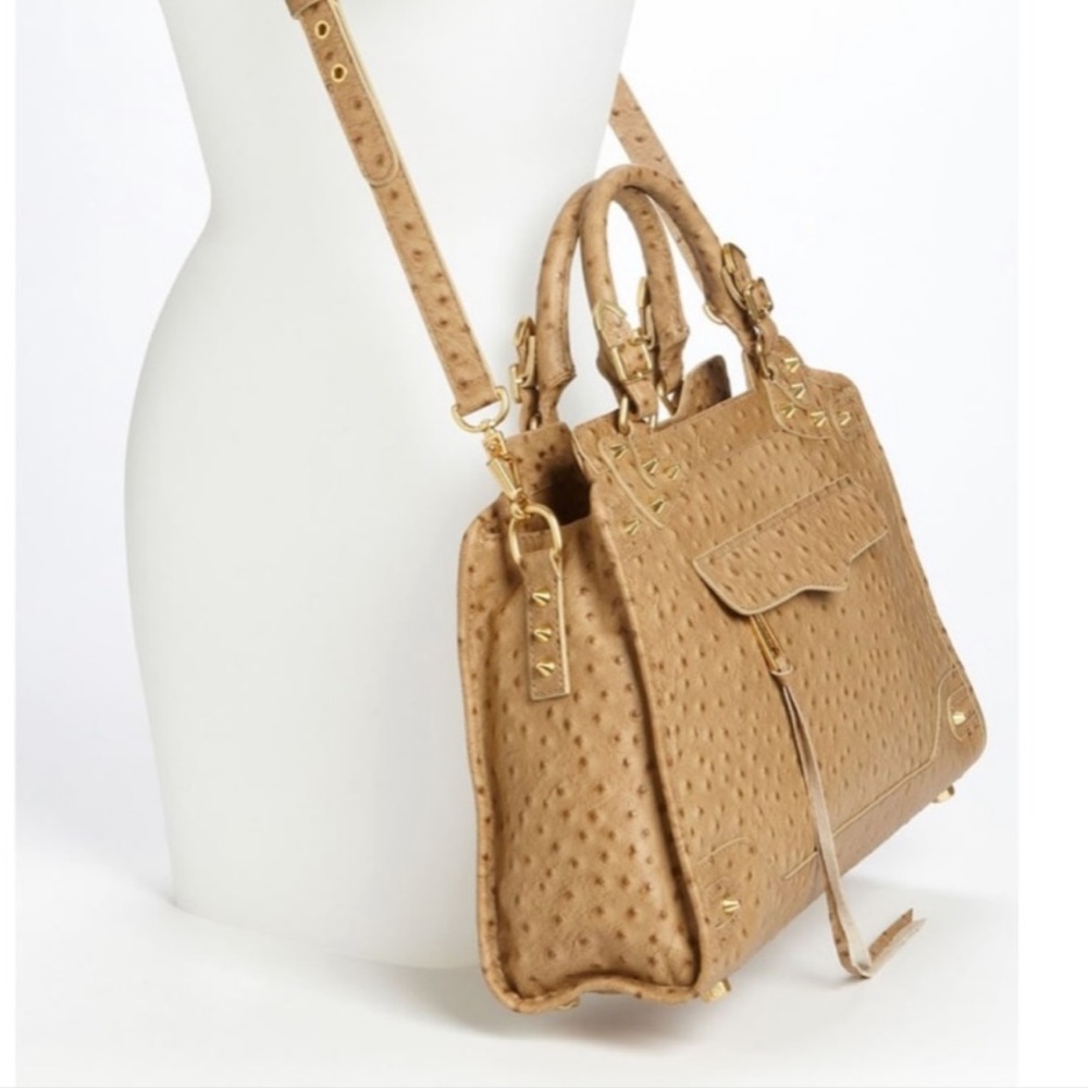 Rebecca Minkoff Desire leather ostrich satchel - Picture 3 of 8